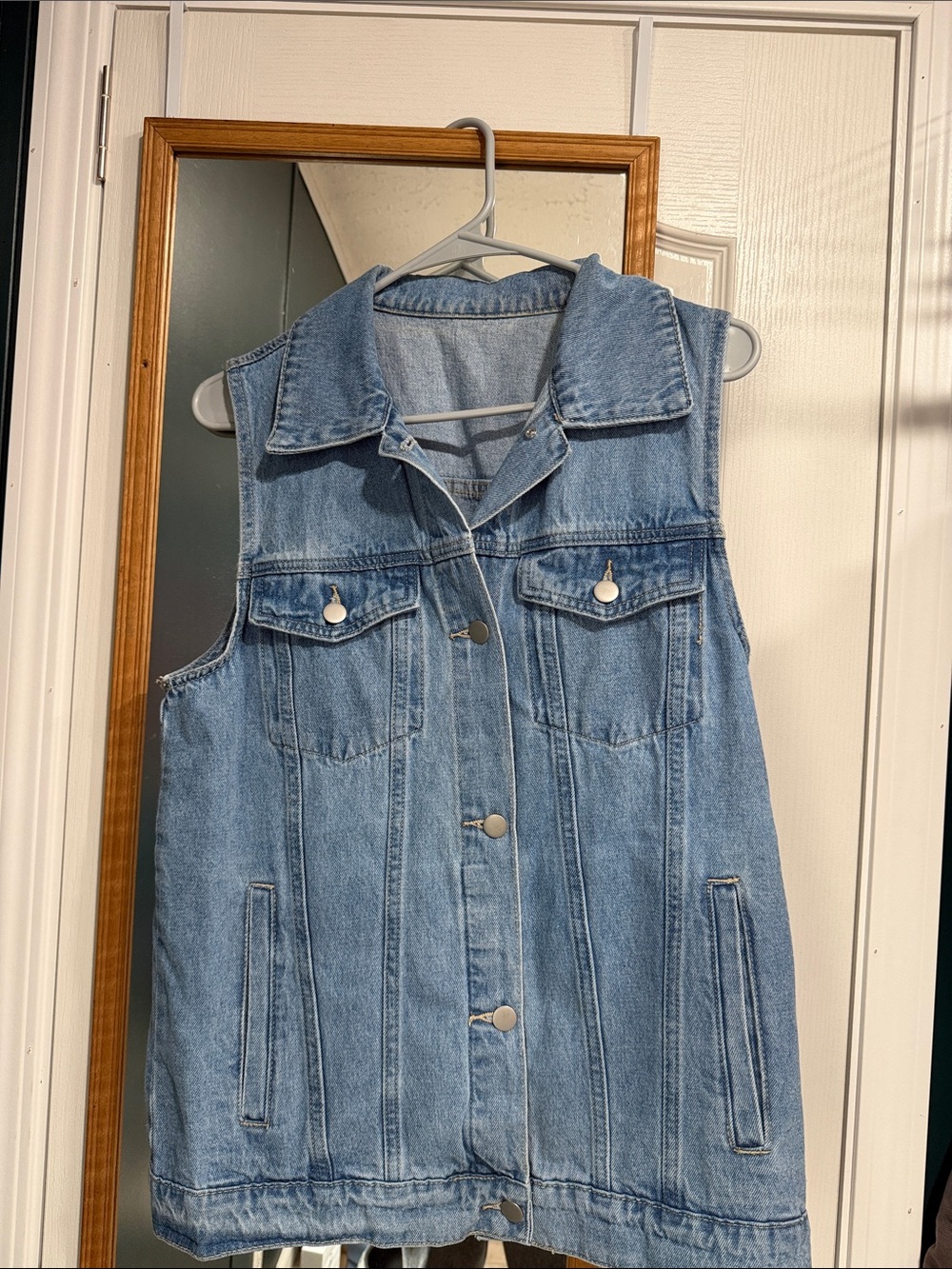 Classic Light Blue Denim Vest
